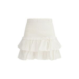 Marant Etoile White Cotton Mini Women's Skirt